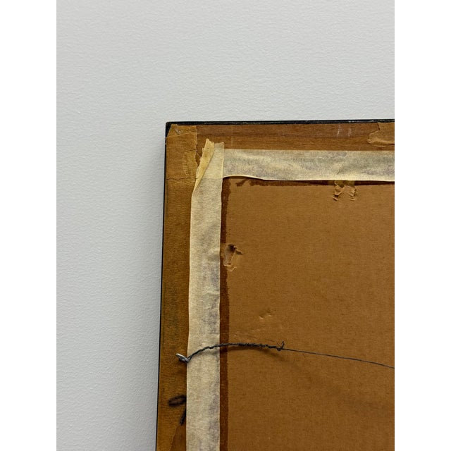 1980s "Lands End" Original Painting Serigraph of a Lighthouse Signed and Numbered by Frances Caldwell For Sale - Image 13 of 14