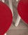 Vintage Italian Chairs in Wood and Red Vinyl, 1980s, Set of 4 For Sale - Image 11 of 17