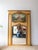 French Trumeau Mirror with Original Painting, 1900s For Sale - Image 10 of 11