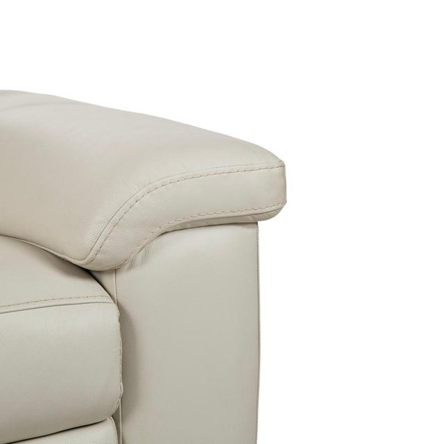 Cream Leather 3-Seater Sofa from Natuzzi For Sale - Image 9 of 18