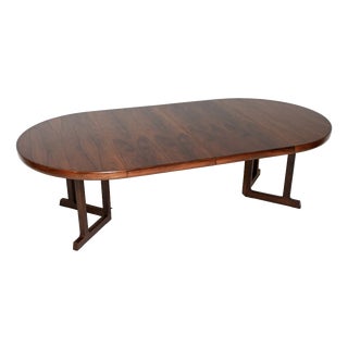 Vintage Danish Dining Table attributed to Johannes Andersen for Hans Bech, 1960 For Sale