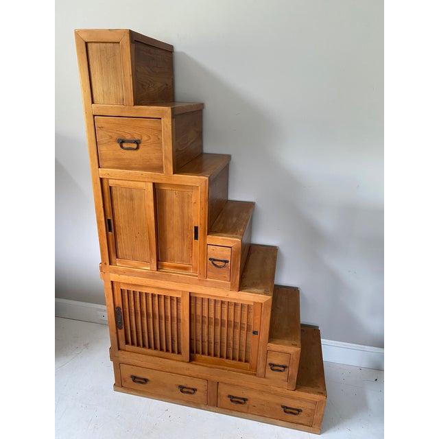 Antique Japanese Tansu Step Chairish