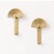 Ettore Sottsass SE 314 Postmodern Brass Wall Hooks Coat Hangers by Ettore Sottsass, Italy, 1985 For Sale - Image 4 of 9