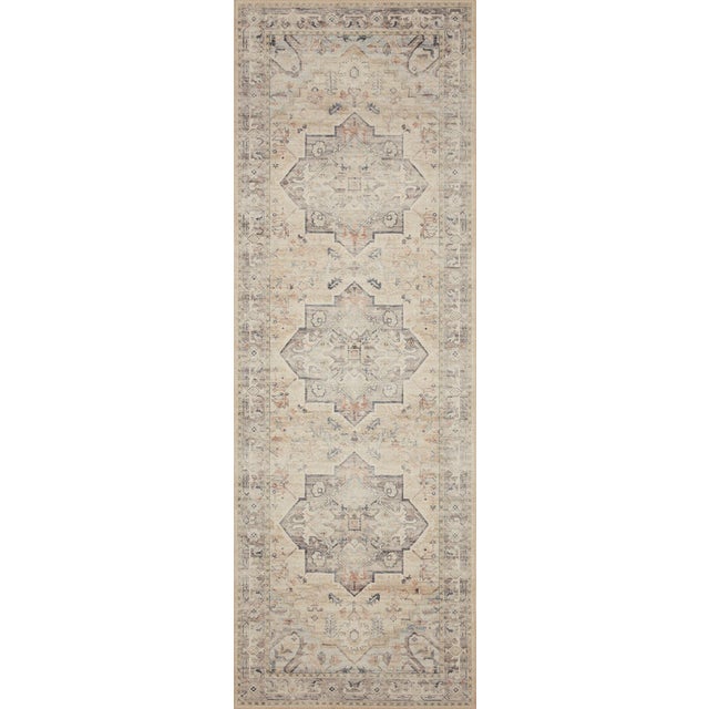 Loloi Rugs Hathaway Multi/Ivory 2'-6" x 7'-6" Area Rug For Sale