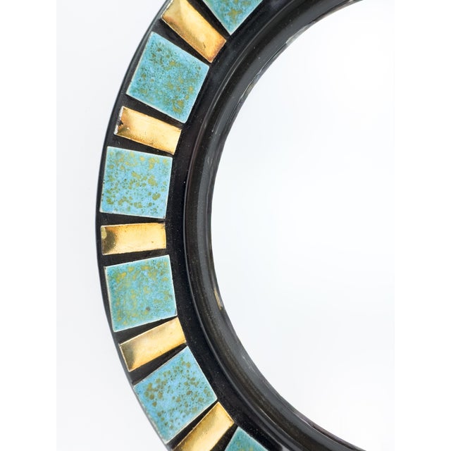 Vintage Convex Mirror (Oeil De Sorcière), Espelt-Influenced Design For Sale - Image 9 of 18