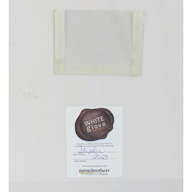 Large 1970s Mid-Century Modern Nautical String Art Galleon in Professional Gallery Frame For Sale - Image 10 of 11