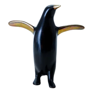 Loet Vanderveen Penguin Bronze Sculpture Signed Numbered