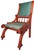 Victorian 1880s Victorian Era Professionally Restored Child's Mahogany Slipper Chair For Sale - Image 3 of 10