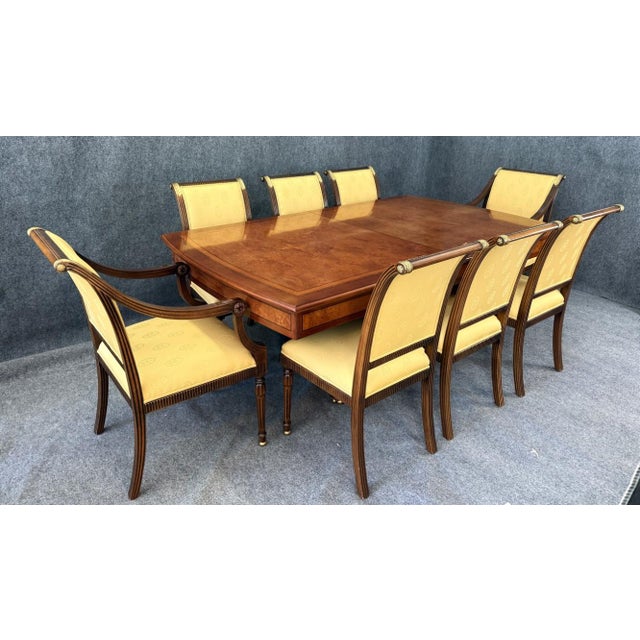 11 Piece High-End Italian-Made Dining Set Attributed to Marzorati For Sale - Image 4 of 18