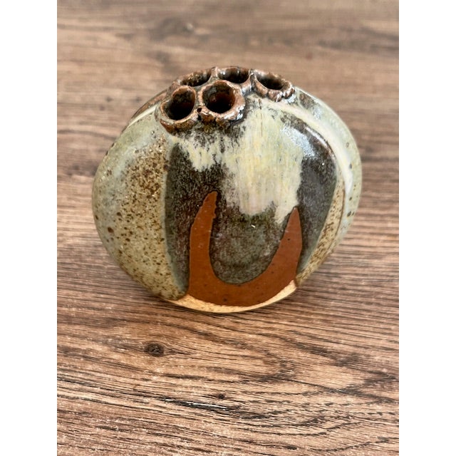Mid-Century Modern Vintage Mini Stem Vase For Sale - Image 3 of 9