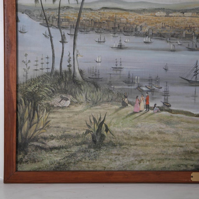 1960s Unknown, The Port of Havana in 1890, 1960s, Canvas For Sale - Image 5 of 10