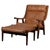 Set of Vintage Model GE530 Lounge Chair with Ottoman in Smoked Oak and Leather by Hans J. Wegner for Getama, 1970s For Sale - Image 12 of 12