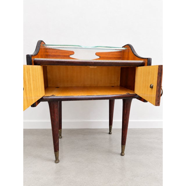 Mid-Century Italian Bedside Tables, 1950, Set of 2 For Sale - Image 4 of 13