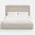 Transitional Stoffer Home x Cloth & Company Marisa Platform Bed in Relaxed Linen Zinc - California King For Sale - Image 3 of 6