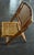 Beautiful set of four vintage bamboo folding lounge chairs crafted from solid natural bamboo with a warm aged patina....