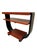 Art Deco 1940s Two-Tone Geometric Art Deco Side Table Attributed to Gilbert Rohde for Brown Saltman For Sale - Image 3 of 7