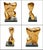 Great little piece of sculpture, assumed to be from Spain, based on others in the group, all cast in the same tone metal....