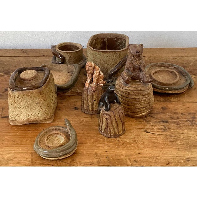 Vintage Artisan Made Studio Pottery Circus For Sale - Image 9 of 12