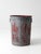 Antique Galvanized Utility Can With Red Paint For Sale - Image 9 of 17