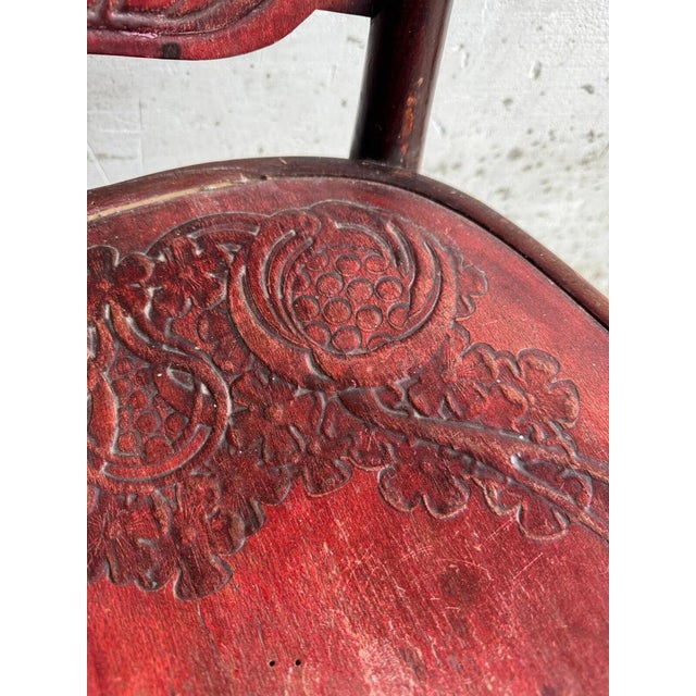 Art Nouveau Chairs by Jacob & Josef Kohn, 1890s, Set of 4 For Sale - Image 4 of 10