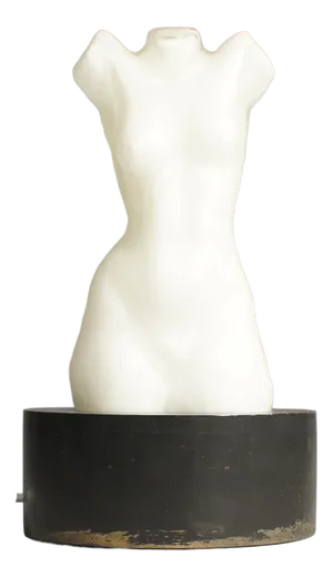Light Sculpture on Base in Wood by Paul Kedelv for Flygsfors, Sweden, 1950s