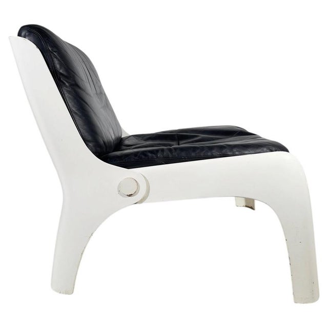 Vintage Space Age Fiberglass Lounge Chairs by Carl Straub, 1968, Set of 2 For Sale - Image 4 of 12