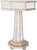 Transitional Transitional Pewter Accent Table For Sale - Image 3 of 5