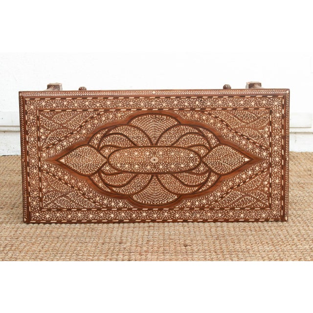 Exquisite Medallion Top Inlay Writing Table For Sale - Image 10 of 10