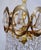 Mid 20th Century Gold Frame Layered Chandelier For Sale In New York - Image 6 of 7