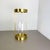 Bauhaus Hollywood Regency Brass and Acrylic Glass Umbrella Stand, Italy, 1970s For Sale - Image 3 of 18