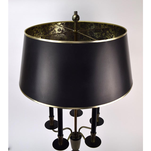 Hollywood Regency Tommi Parzinger Style Mid-Century Modern 5-Light Table Lamp For Sale - Image 3 of 7