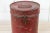 Crimson Rustic Metal Drum Container For Sale - Image 4 of 9
