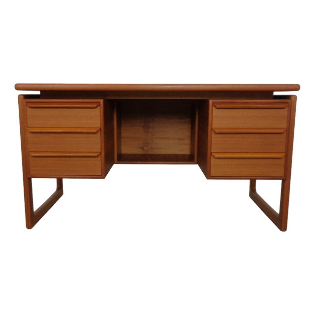 Danish Teak Desk from Gasvig GV Møbler, 1960s For Sale