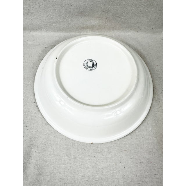Vintage Stoviglierie Blue and White Serving Bowl For Sale In New Orleans - Image 6 of 7