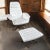 1960s Restored George Mulhauser Plycraft Style White Lounge Chair With Ottoman For Sale - Image 5 of 9