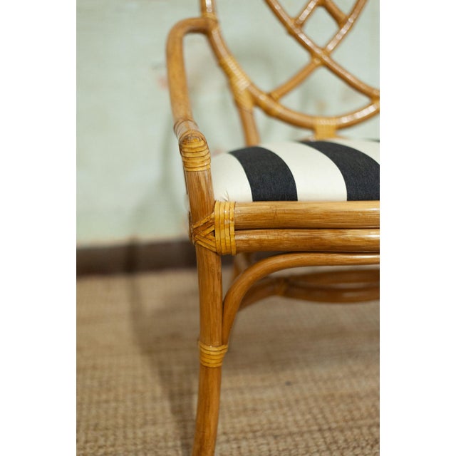 1970s Vintage Bamboo Chairs, 1970s, Set of 6 For Sale - Image 5 of 15