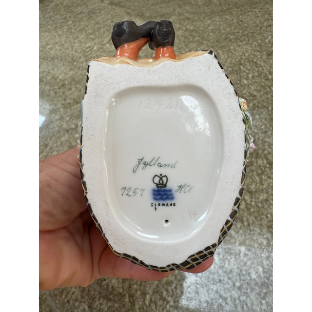 Red Royal Copenhagen Figurine of a Young Girl in Traditional Dress by Carl Martin-Hansen For Sale - Image 8 of 8