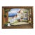 Late 20th Century Stunning Original Oil Painting On Canvas, Mediterranean Coastal Scene 29x41 For Sale
