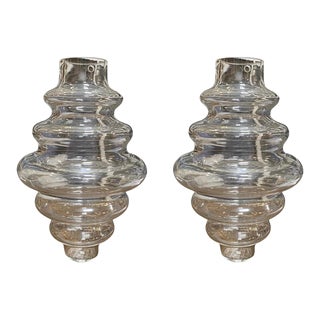Visual Comfort Kelly Wearstler Tableau Custom Height Small Pendants - a Pair For Sale