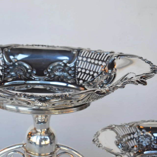 Silver Center Table Set, Late 19th Century