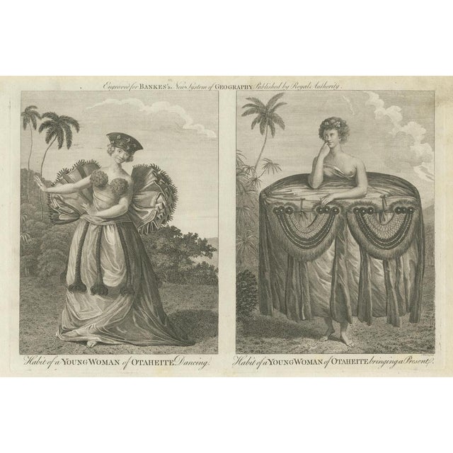 After John Webber, Tahitian Costumes, Otaheite Women, Pacific Voyages, 1790, Engraving For Sale - Image 9 of 9