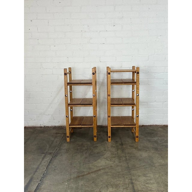 1970s Dowel System Tiered Shelving Unit | Chairish