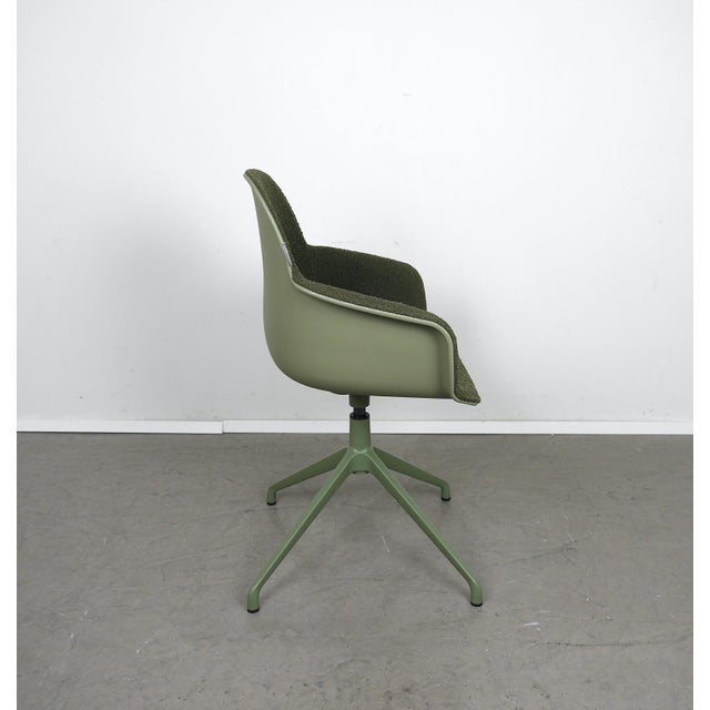 Swivel Chair with Green Fabric by Studio Ape for Zuiver, Netherlands, 2010s For Sale - Image 4 of 18