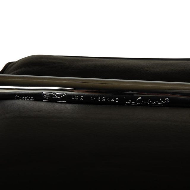LC2 Sofa in Leather and Chrome by Le Corbusier for Cassina For Sale - Image 14 of 18