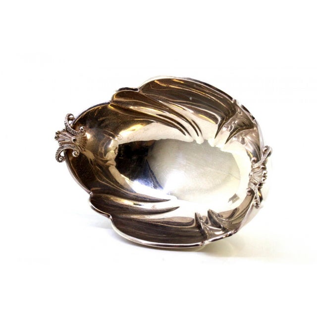 Silver Candy Box with Elliptical-Shaped Trims For Sale - Image 4 of 7