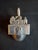 Late 20th Century Vintage Sterling Silver 925 Jerusalem Cityscape Dreidel Sevivon Judaica 40g For Sale - Image 5 of 15