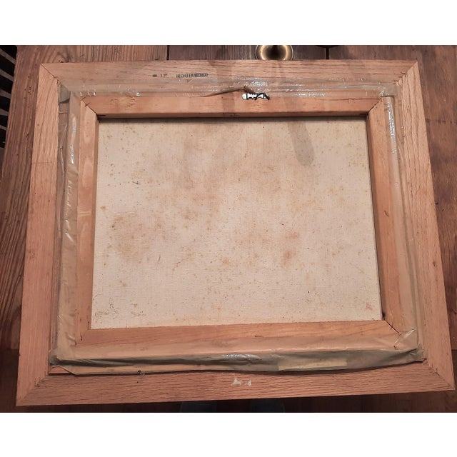 Vintage Floral Still-Life Impasto Painting Flowers Signed For Sale - Image 4 of 10