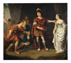 Jan Abel Wassenbergh, The Continence of Scipio, Oil on Canvas