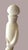 Art Deco Vintage Avon Elegant Hand Perfume Decanter Bottle Milk Glass For Sale - Image 3 of 9