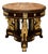 Grand Italian Neoclassical Center Table – Hand-Carved Wood, Marble Top, Gold Leaf & Bronze Sphinx Details For Sale